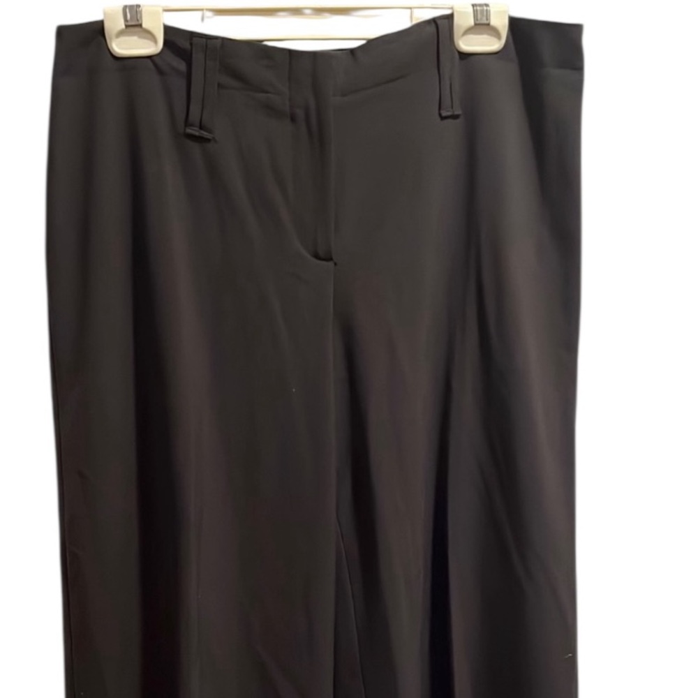 Kenar size 10 classic black high waist wide leg dress pants